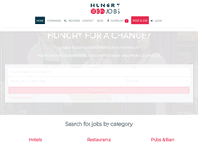Tablet Screenshot of hungryjobs.com